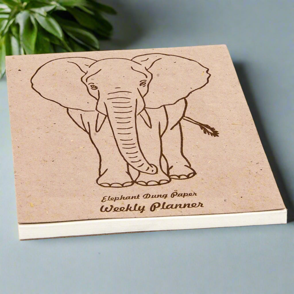 Elephant Dung Notebook/ Planner - NB44 - Uneeka